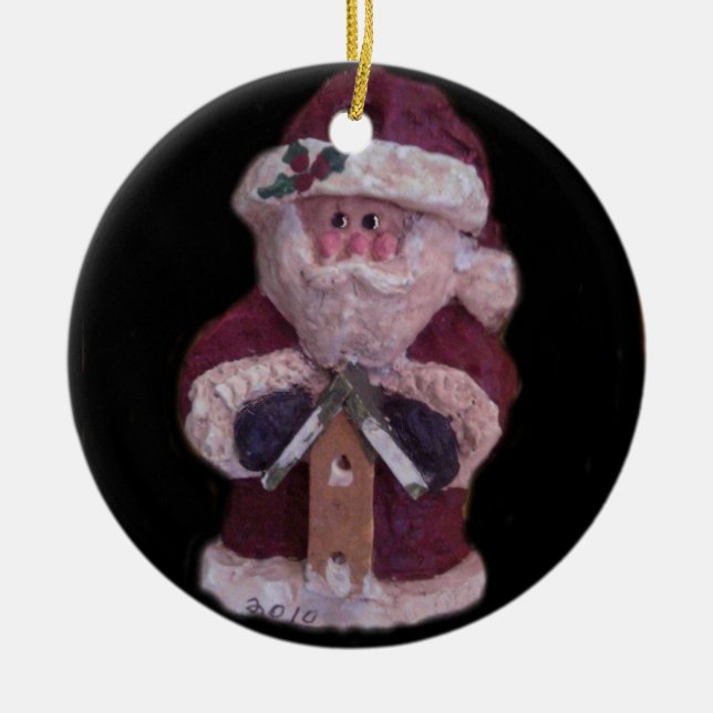 Enfeites de natal PAPAIS NOEIS BIRDHOUSE (Frente)