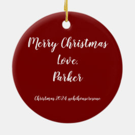 Enfeites de natal Parker 2024