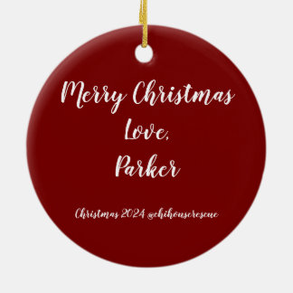 Enfeites de natal Parker 2024