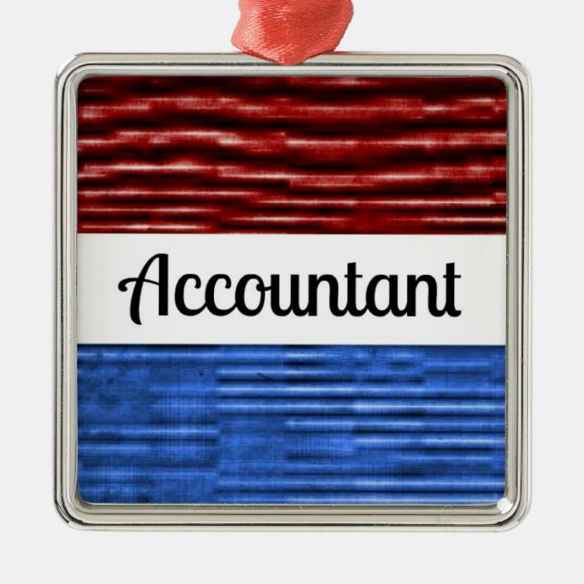 Enfeites de natal Patriótico Contador (Frente)