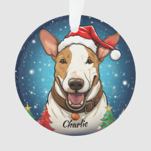Enfeites de natal Personalizado Bull Terrier
