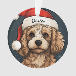 Enfeites de natal Personalizado Cavapoo