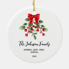 Enfeites de natal Personalizado Da Família, De Doi