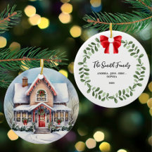 Enfeites de natal Personalizado Da Família, De Doi