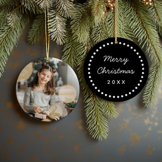 Enfeites de natal Personalizado de Fotografias