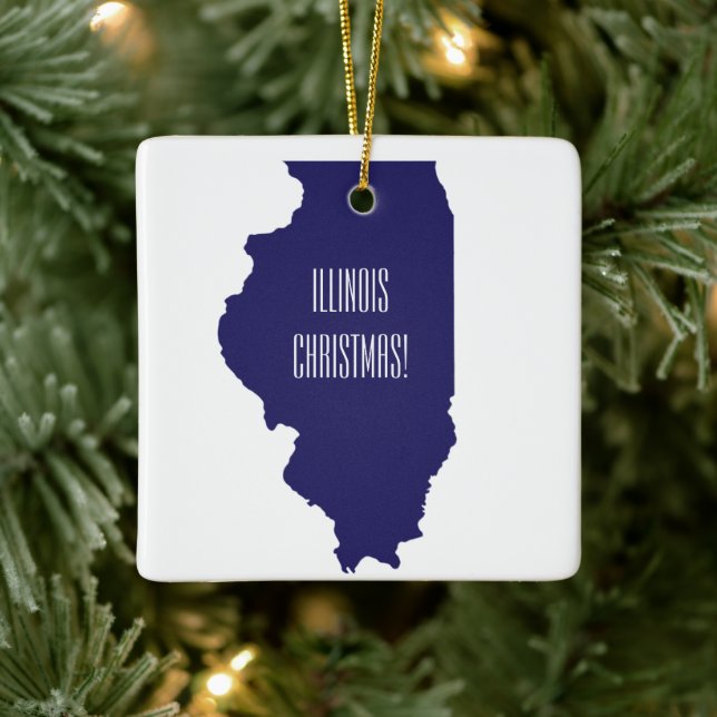Enfeites de natal Personalizado de Illinois (Árvore)