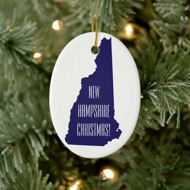 Enfeites de natal Personalizado de New Hampshire (Árvore)