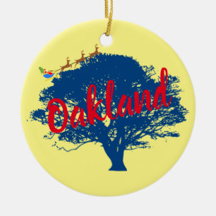 Enfeites de natal Personalizado de Oakland Califor