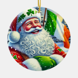 Enfeites de natal Personalizado de Papais noeis Ir