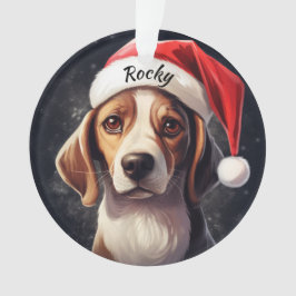 Enfeites de natal Personalizado do Beagle