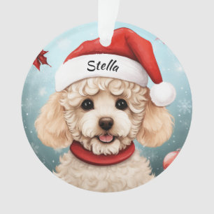 Enfeites de natal Personalizado do Poodle
