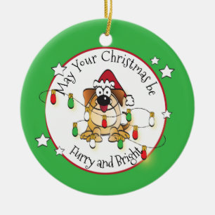 Enfeites de natal Personalizado Engraçado Lover