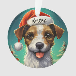 Enfeites de natal Personalizado Jack Russell Terri