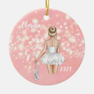 Enfeites de natal Personalizado Kids Ballerina
