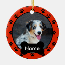 Enfeites de natal personalizado para o seu cão