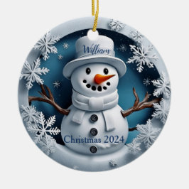 Enfeites de natal Personalizado Snowman