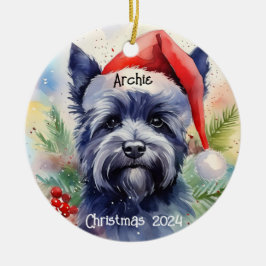 Enfeites de natal personalizado Westie