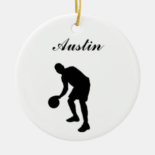 Enfeites de natal personalizados basquetebol