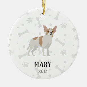 Enfeites de natal personalizados chihuahua