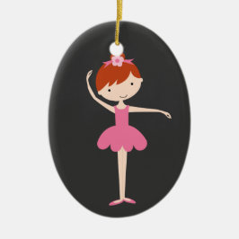 Enfeites de natal personalizados da bailarina