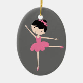 Enfeites de natal personalizados da bailarina