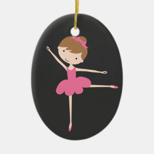 Enfeites de natal personalizados da bailarina