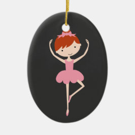 Enfeites de natal personalizados da bailarina
