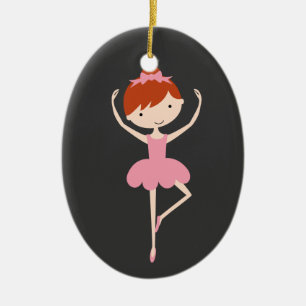 Enfeites de natal personalizados da bailarina