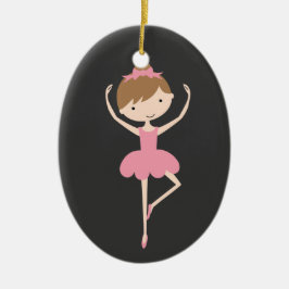 Enfeites de natal personalizados da bailarina