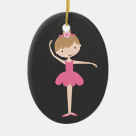 Enfeites de natal personalizados da bailarina