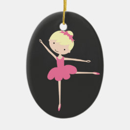 Enfeites de natal personalizados da bailarina