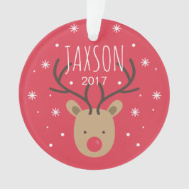 Enfeites de natal personalizados da rena