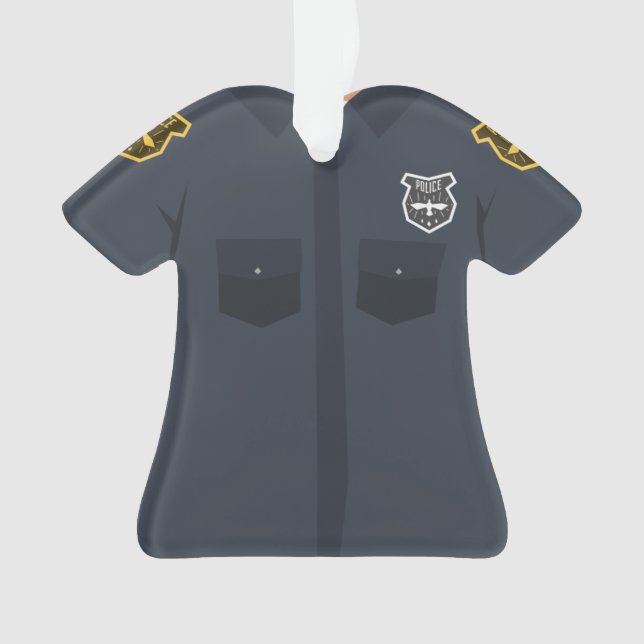 Enfeites de natal personalizados do agente da (Frente)