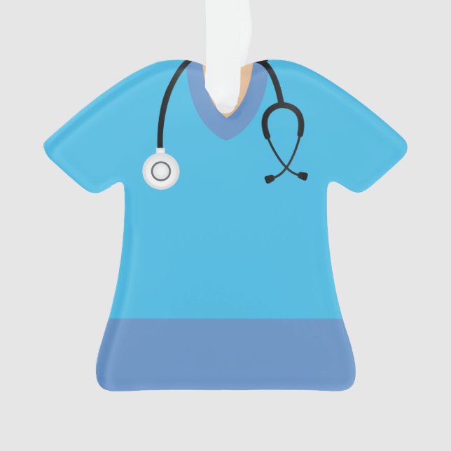 Enfeites de natal personalizados do doutor (Frente)