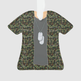 Enfeites de natal personalizados do soldado de