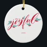 Enfeites de natal personalizados pintados à mão<br><div class="desc">Enfeites de natal personalizados pintados à mão</div>