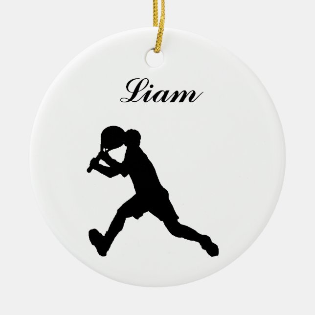 Enfeites de natal personalizados tênis (homem) (Frente)