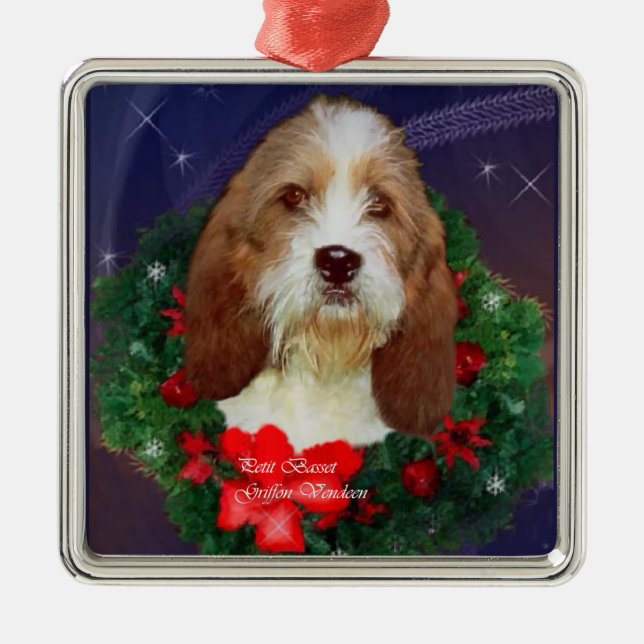 Enfeites de natal Petit Basset Griffon Vendeen (Frente)