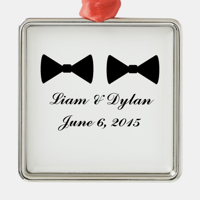 enfeites de natal Premium "Gravatas de Arco Duplo" (Frente)