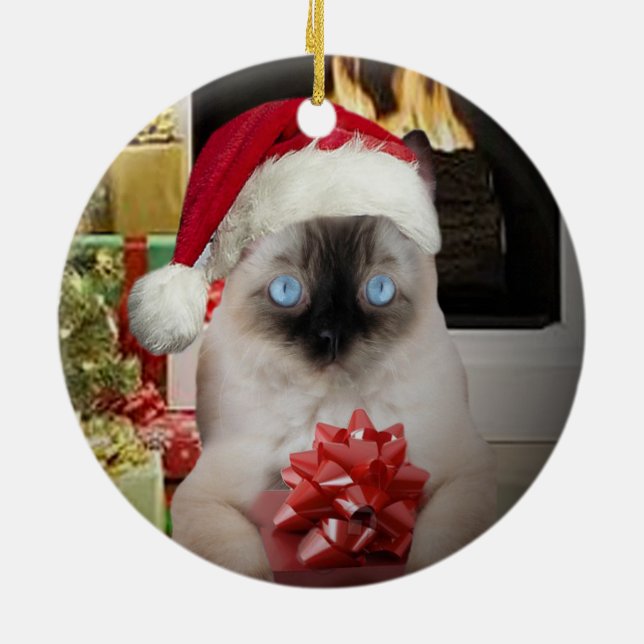 Enfeites de natal Ragdoll (Traseira)