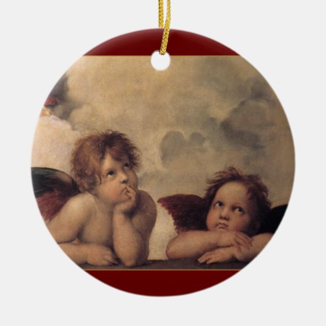 Enfeites de natal Raphael Cherubs (Frente)