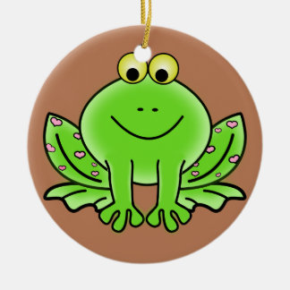 Enfeites de natal sapo