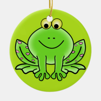 Enfeites de natal sapo