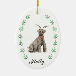 Enfeites de natal Schnauzer