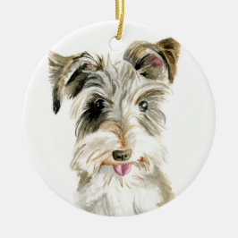 Enfeites de natal Schnauzer