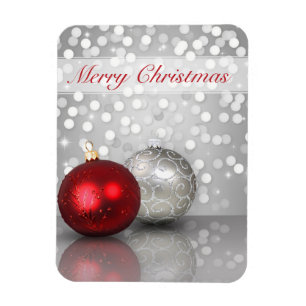 Enfeites de natal Shimmery - ímã flexível