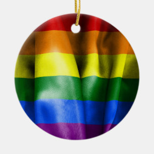 enfeites de natal Sinalizador de orgulho gay Cerâ