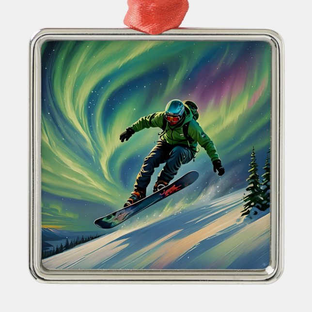 Enfeites de natal Snowboard (Frente)