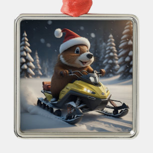 Enfeites de natal Snowmobile