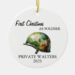 Enfeites de natal Soldado Do Exército Para Militar